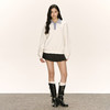 Ariseism 美式复古双色拼接POLO领卫衣外套女秋季新款宽松上衣 商品缩略图4