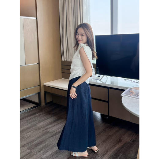 2506514    汉麻 阔腿九分裙裤 商品图3