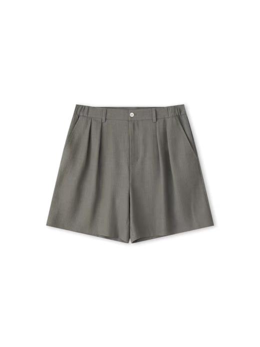 Evistub/E-5XDK526/宽松双褶五分短裤男夏 商品图0