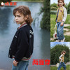 棉果果秋季新品男童女童耀金色大毛圈两面穿棒球服M302100425453 商品缩略图0