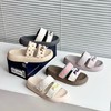斐*乐拖鞋女2025夏季新款甜甜圈凉拖厚底休闲沙滩女款运动女鞋（赠送4条魔术贴）偏小一码 商品缩略图0