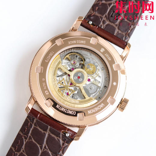 【周月轮回，分秒轮转】VC 江诗丹顿 Traditionnelle KM传袭系列全日历腕表4010T 男士腕表 商品图7