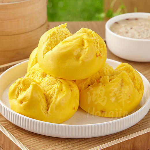鸿津食品 黑猪肉小笼包200g*5+270g南瓜馒头*1【HJ】 商品图6