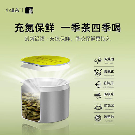 小罐茶大师系列早春龙井茶24罐装(银罐) 商品图6