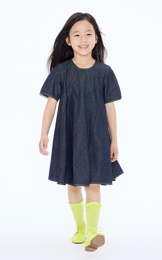 jnby  25年秋款  短袖连衣裙  1P7G10390 商品图0