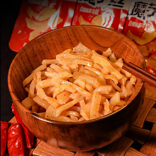 魔芋丝脆素毛肚香辣藤椒网红魔芋爽解馋休闲麻辣零食调味魔芋 商品图0
