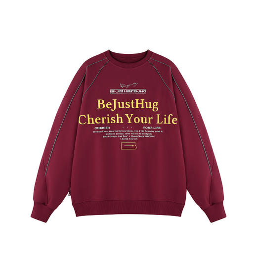 BJHG不计后果美式休闲长袖t恤男秋季2025新款爆款暖皮恒温卫衣女 商品图3