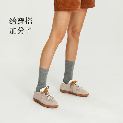 7or9配饰流苏蝴蝶结饰扣杏色 商品图1