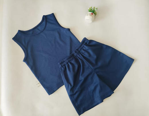 【儿童背心坎肩套装体能系列】儿童透气夏季亲子款背心短裤系列jw 商品图2