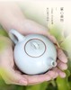 陆宝陶瓷汝窑单壶家用茶壶宋汝窑瓷器天青色汝窑功夫茶具陆宝汝窑圆珠壶天青色 商品缩略图4