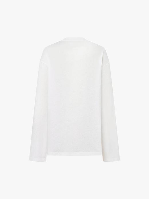 【大都会】2MOCO5夏季 100%棉做日字母长袖T恤 商品图1