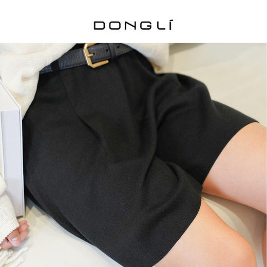 东黎 • 桑蚕丝山羊绒精纺女短裤 5439 商品图2