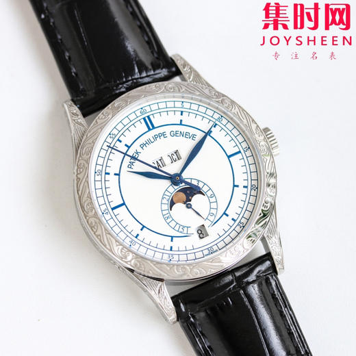 百达翡丽PP 复杂功能计时5205G系列 雕花男士腕表 商品图1