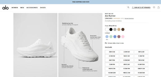 真的超安利，Runner内置气垫跑鞋。脚感已无敌の运动跑鞋C062758 商品图5