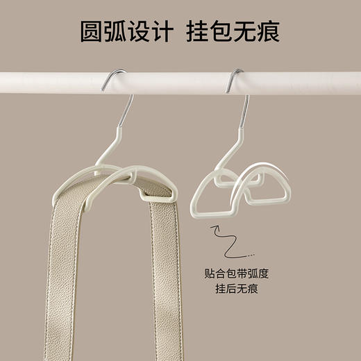FaSoLa包包挂钩拱形挂包神器领带丝巾架衣柜挂皮带多功能挂钩挂架 商品图1