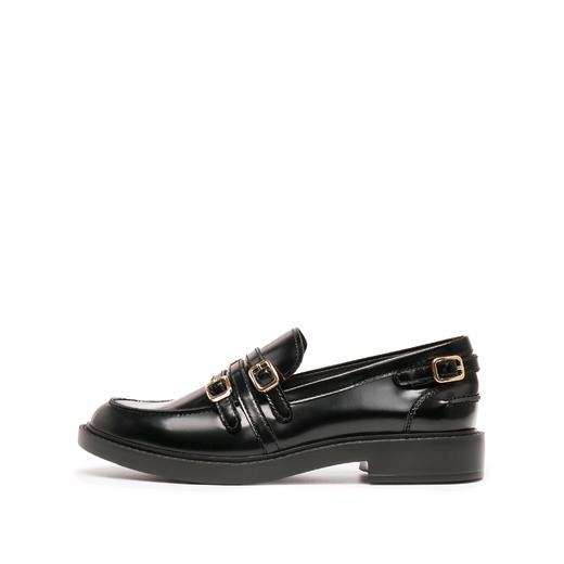 【云粉节】【思加图】BF楼思加图25秋简约搭扣黑色低跟乐福鞋EFI07吊牌价1490，现价1098 商品图2