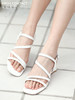 ARCHCONTACT安启美奈夏季一字扣带气质方头中跟除根仙女风凉鞋52151 商品缩略图1