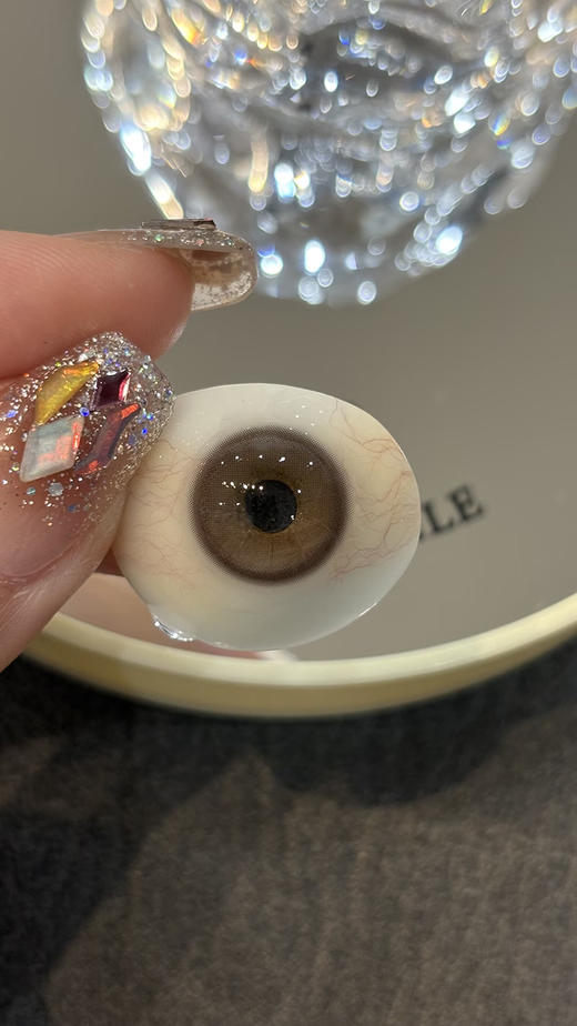 Loveiikira 起司可可 半年抛 两片 14.2mm 参考着色 13.6mm 基弧 8.5 含水 40% 新锐国货 商品图4