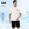 【胸口简约logo 百年品牌 大气礼盒装】Lee 索罗娜宽松凉感T恤/短裤/套装装（LN5X4HNS0012） 商品缩略图0