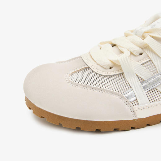 西遇夏季薄款德训鞋女新款百搭小白鞋平底蓝色透气网面运动鞋K1256842 商品图5