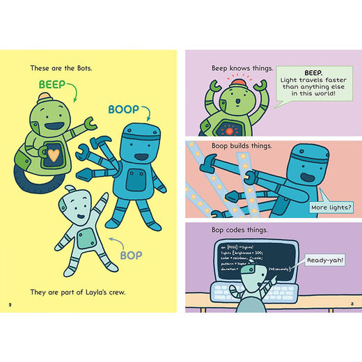 Layla and the Bots 莱拉和机器人4册音频版 商品图2
