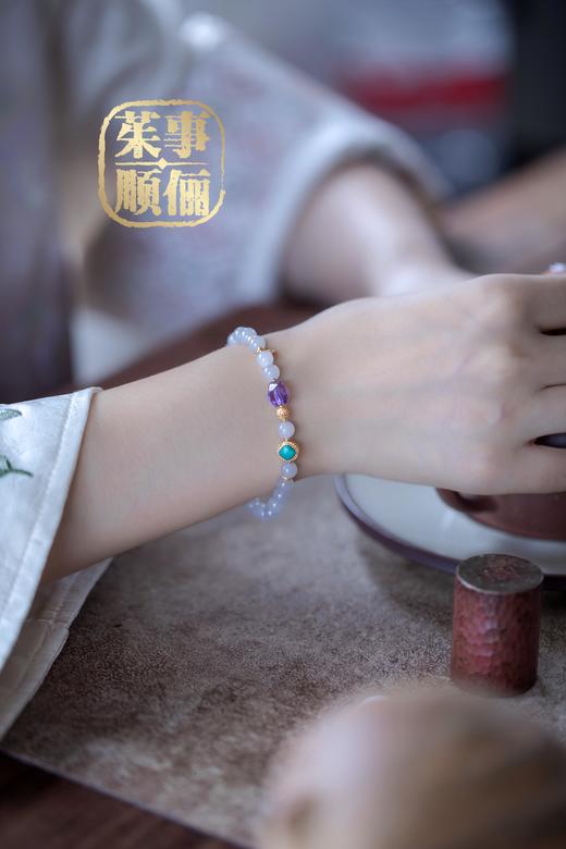 【茱事顺俪】18K金和田玉手链 商品图4