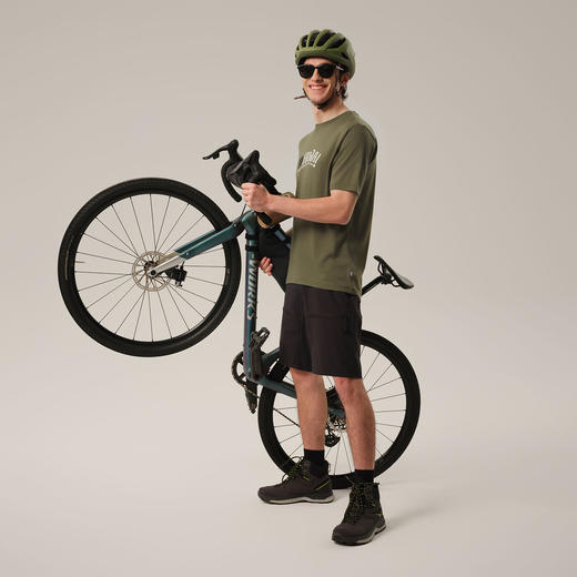 北极狐 25年新款hoja户外骑行运动短袖T恤 情侣羊毛T恤12600252 商品图2