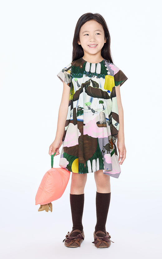 jnby  25年秋款  短袖连衣裙  1P7G13490 商品图0