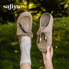 Safiya/索菲娅2025复古袋鼠鞋系带休闲外穿百搭厚底包头勃肯拖SFD3110076 商品缩略图5