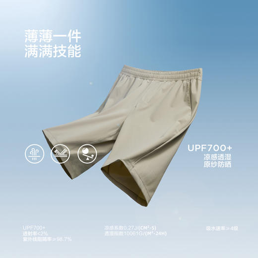 棉仓363818027-凉感速干透气防晒运动短裤 商品图2