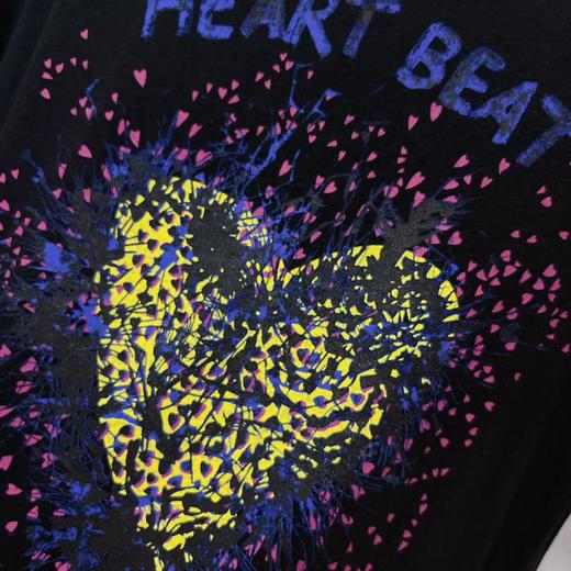 今日推荐-夏季薄款爱心短袖T恤M1-1-喜出 商品图2