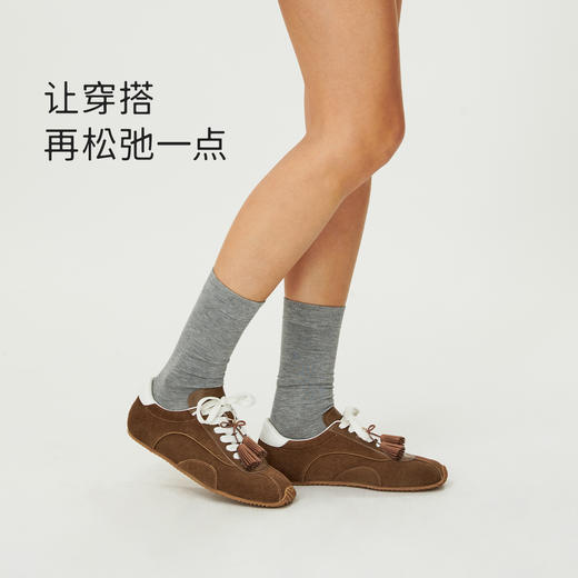 7or9配饰流苏蝴蝶结饰扣棕色 商品图1