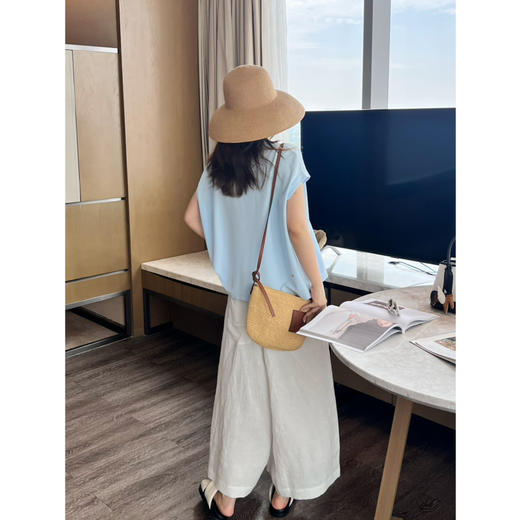 2506514    汉麻 阔腿九分裙裤 商品图10