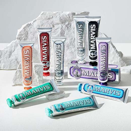 意大利进口 Marvis玛尔仕 防龋净澈皓齿亮白清新口气薄荷牙膏 85ml/支 商品图3