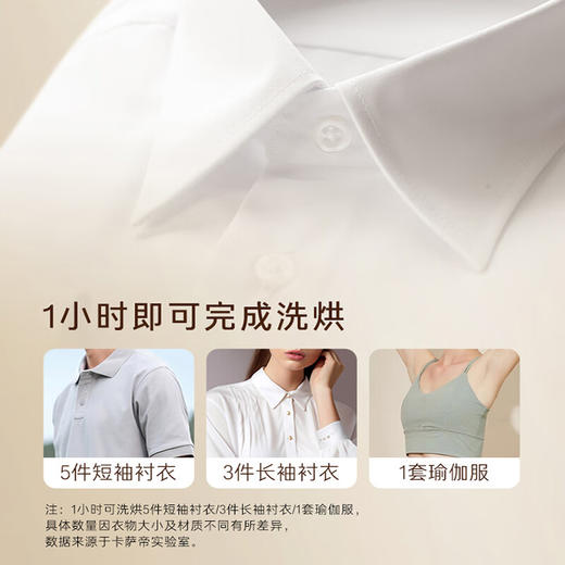 卡萨帝【国家补贴】12公斤 滚筒洗衣机 PTC洗烘一体机 养护湿洗 3D透视烘干 汉麻灰色 12公斤洗烘一体机 商品图4