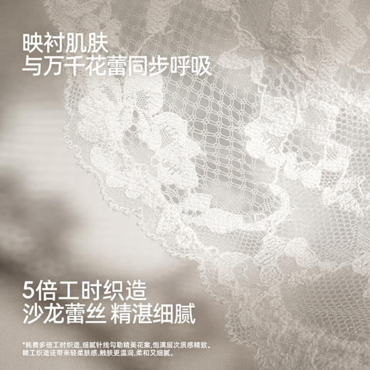 3条118元好奇蜜斯蕾丝内裤女高腰纯欲性感夏超薄7a抗菌纯棉裆透气 吉赛尔 商品图2