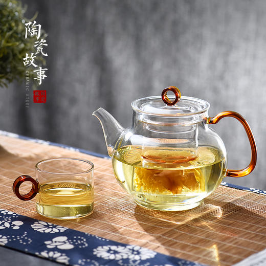 指环玻璃泡茶壶 商品图1