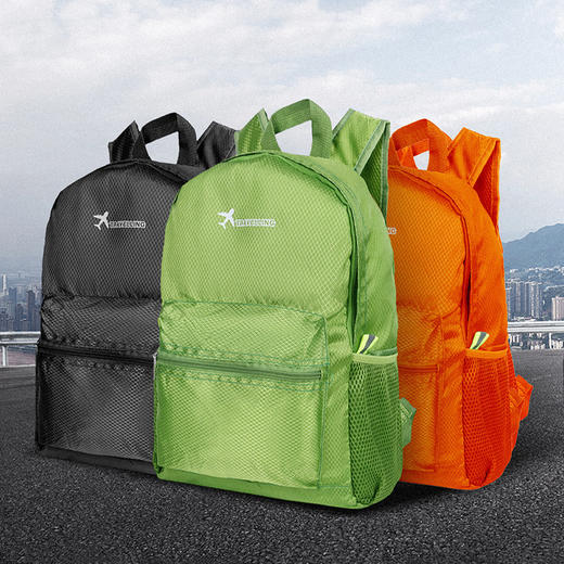 UYOKU 日系大容量 折叠旅行包 户外双肩背包 登山包 轻便面料 防水耐脏 5色可选 商品图2