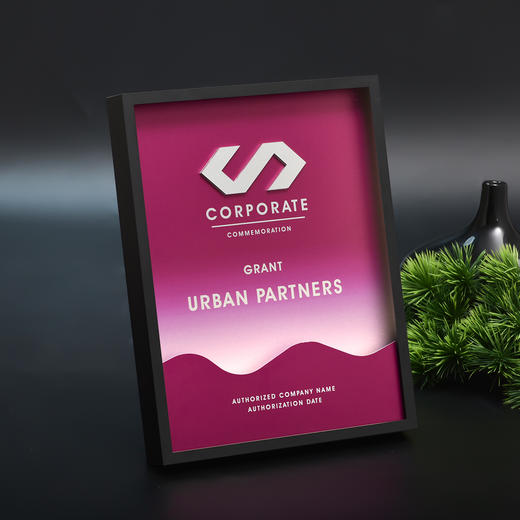 创意diy奖牌定制发光奖杯授权牌定做企业高档金属荣誉颁奖纪念牌 商品图1