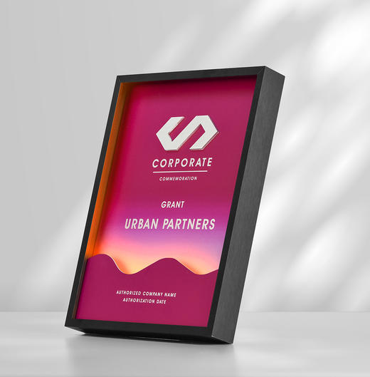 创意diy奖牌定制发光奖杯授权牌定做企业高档金属荣誉颁奖纪念牌 商品图4