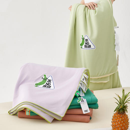 【清仓特惠】自然醒不焦虑硅胶凉感被西瓜波波被子冰淇淋凉感冰丝夏凉被夏季儿童空调被可机洗LFS（不参与优惠券） 商品图12