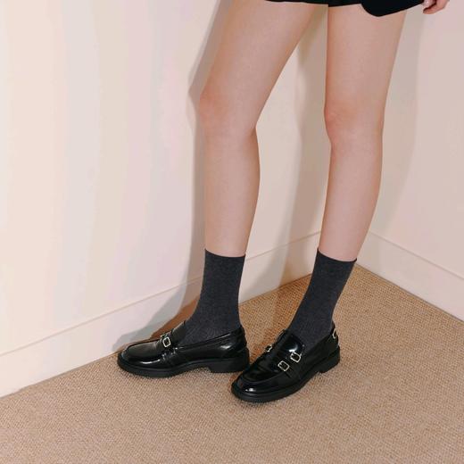 【云粉节】【思加图】BF楼思加图25秋简约搭扣黑色低跟乐福鞋EFI07吊牌价1490，现价1098 商品图7