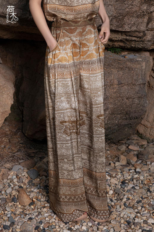 荷木HEMU丨何以良渚·宽腿裤 商品图5