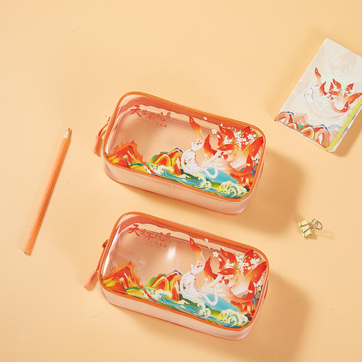 齐心笔袋SHAS0007山海经（透明） 商品图3