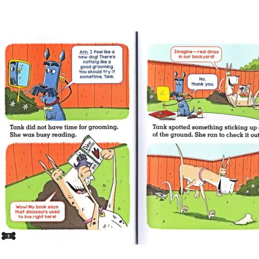 Haggis and Tank Unleashed 哈吉斯和坦克两只狗狗的冒险 3册 大树系列桥梁书 商品图2