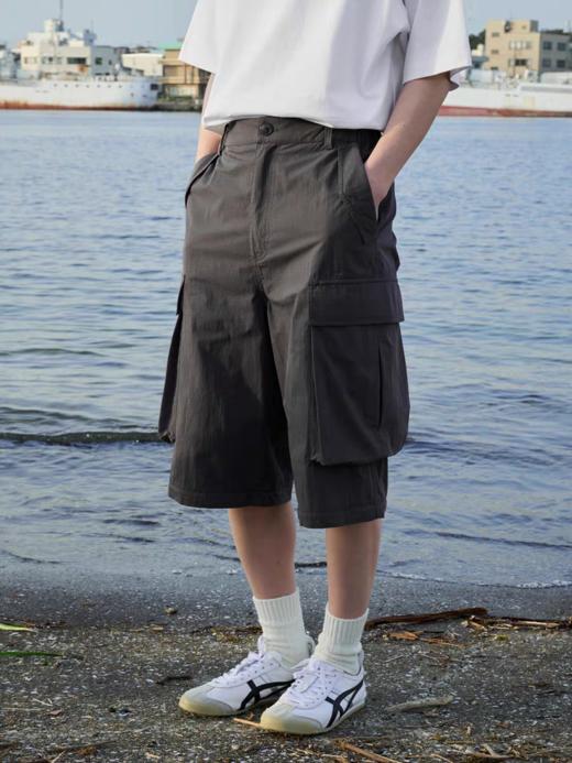 Evistub/E-5XCK603/阔腿工装长裤男夏 商品图2