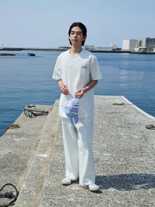 Evistub/E-5XDX622/字母水浆印花宽松休闲短袖 商品图0