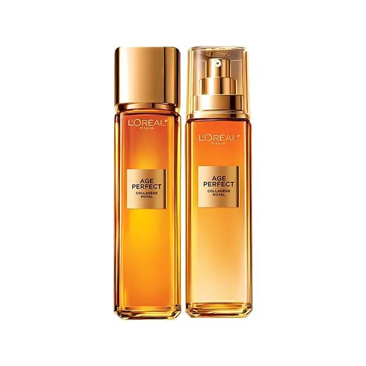 欧莱雅金致臻颜花蜜胶原水 乳第三代 商品图0