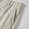 棉仓343818021-微宽松雨露麻开口松紧腰直筒休闲裤 商品缩略图3