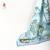 SAINTJOY/上久楷真丝方巾 印花真丝方巾 春绘芳绮 FJS24045-1 商品缩略图2